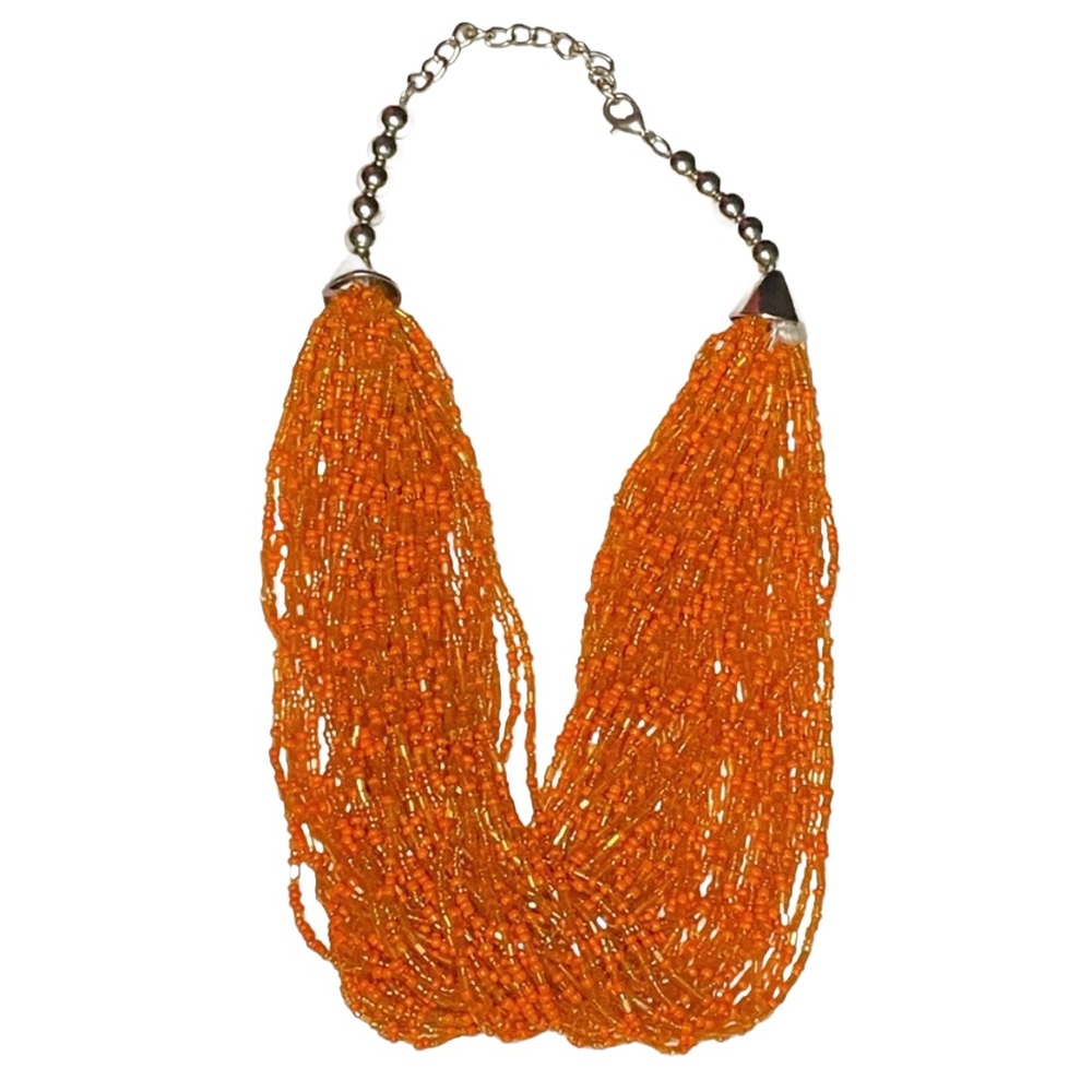 Vintage Seed Bead Necklace - Picture 2 of 2